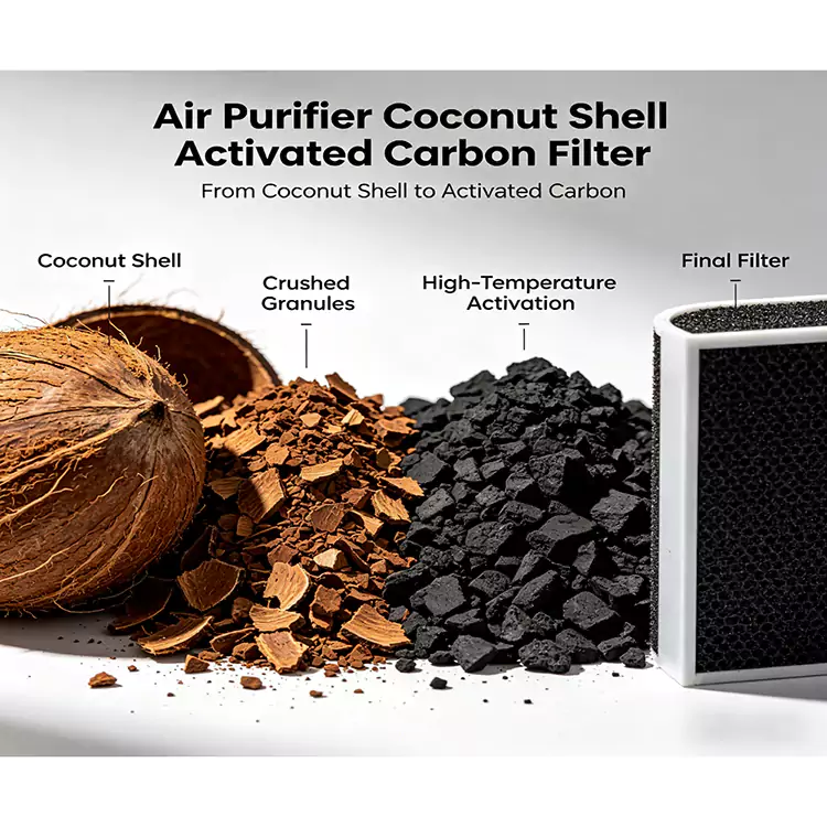 Filtre à charbon pour purificateur d'air