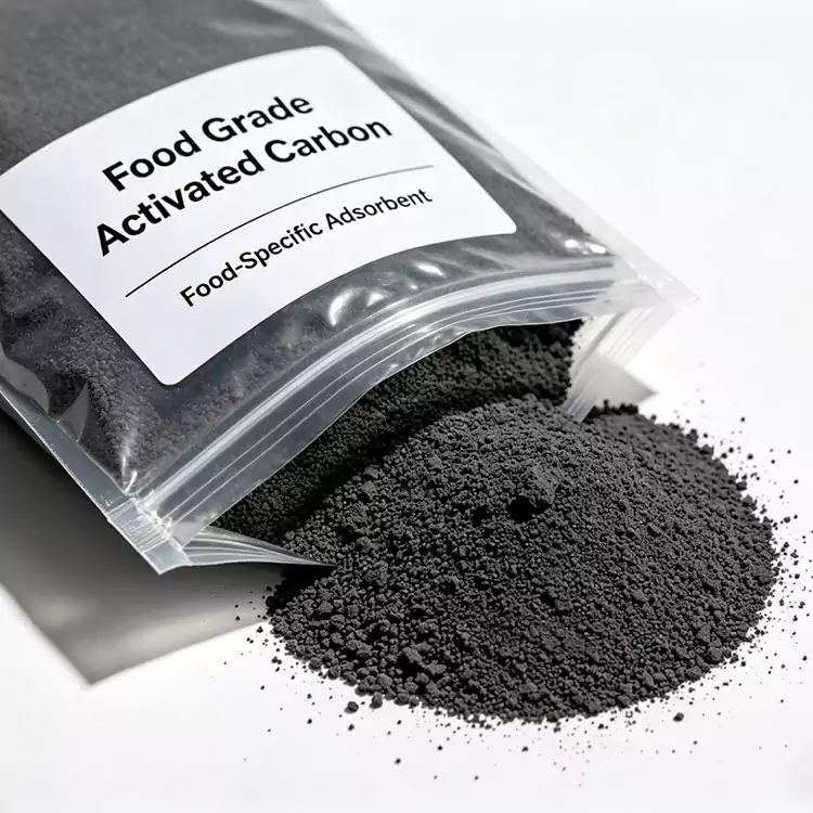Charbon actif de coquille de noix de coco de qualité alimentaire